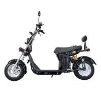 Электроскутер Citycoco GT E30 черный глянец