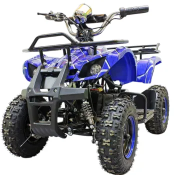 Электроквадроцикл GreenCamel Гоби K31 (36V 800W R6 Цепной привод) Синий паук